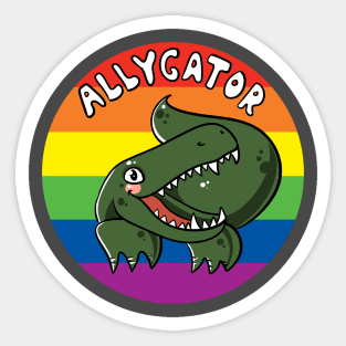 Allygator | LGBTQ Ally Sticker